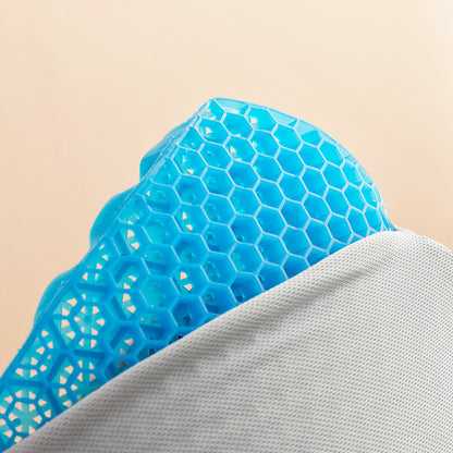 Gel Lumbar Cushion with Removable Cover Glushion InnovaGoods-14
