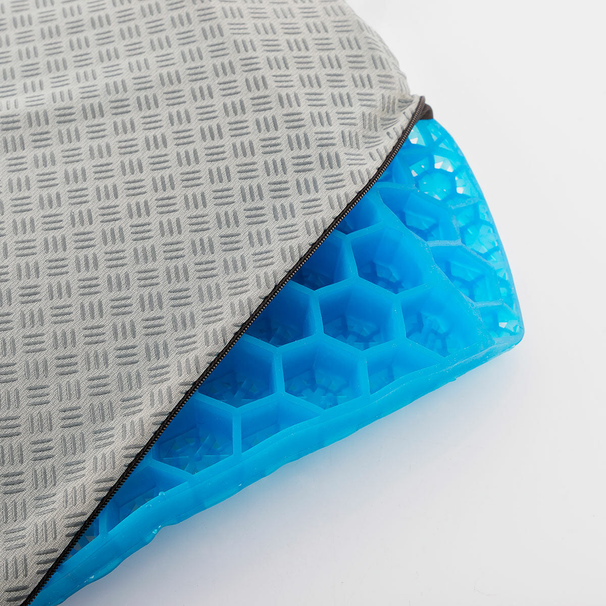 Gel Lumbar Cushion with Removable Cover Glushion InnovaGoods-4