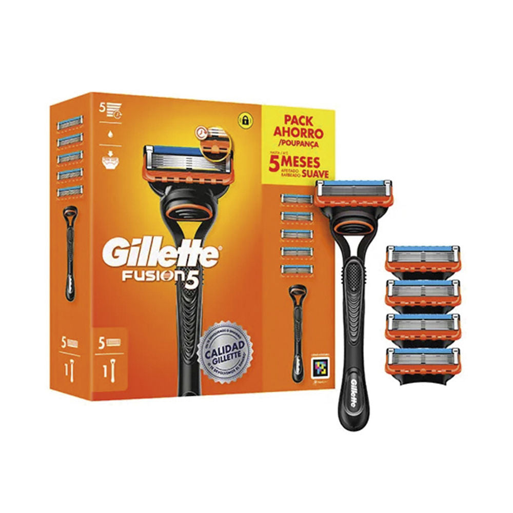 GILLETTE FUSION 5 razor + 5 refills-0