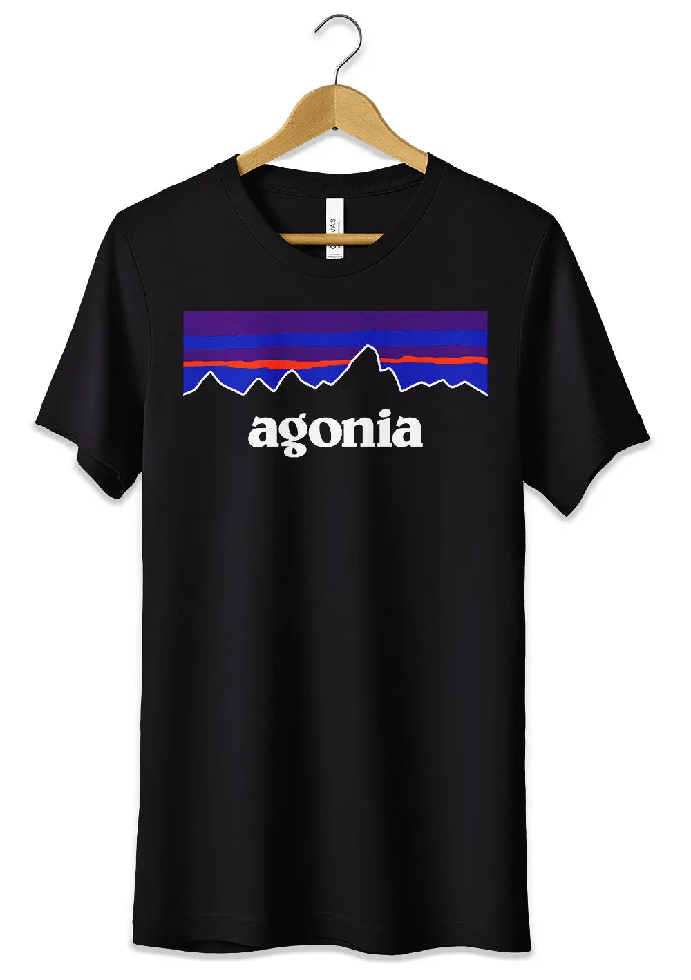 T-Shirt Maglietta Agonia Parodia Divertente Patagonia-0