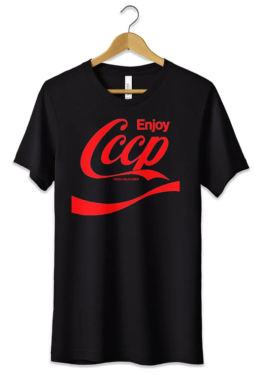 T-Shirt Maglietta Album Enjoy CCCP Fedeli alla Linea-1