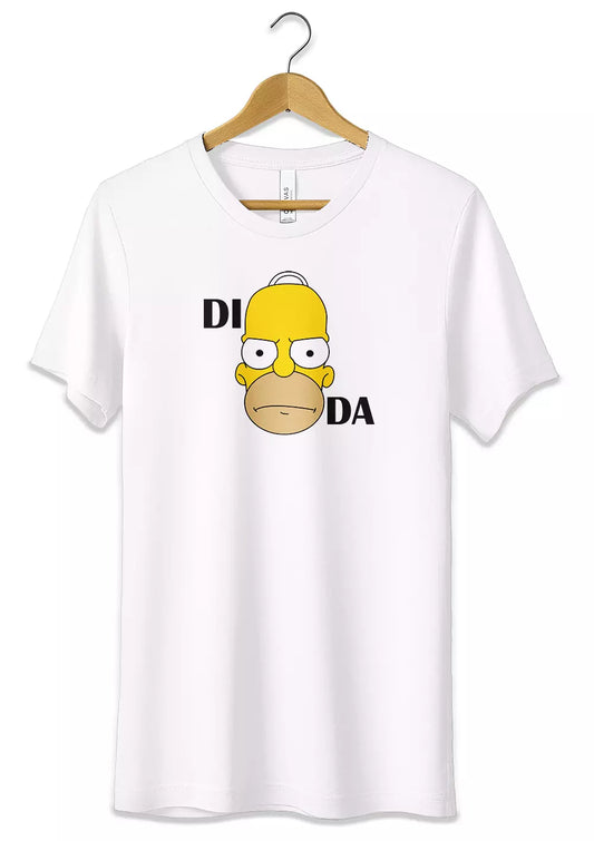 T-Shirt Homer Simpson Maglietta Blasfema Rebus DI HOMER DA 100% Cotone-0